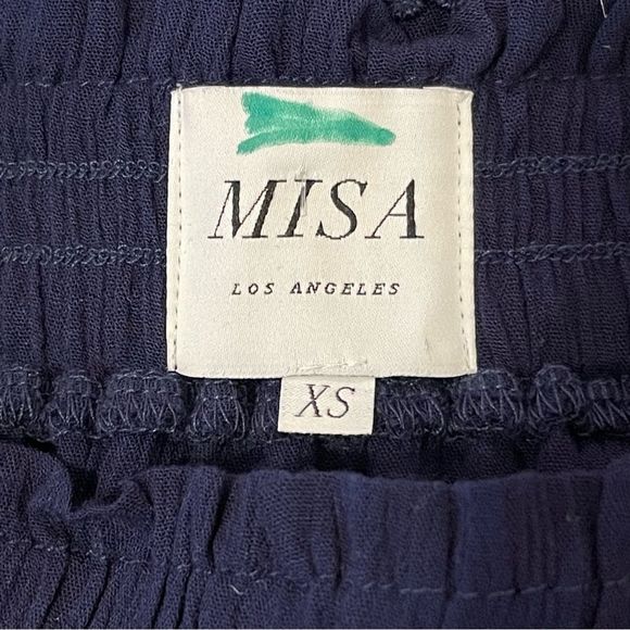 MISA Los Angeles Marcella Navy Tassel Skirt - Picture 5 of 7